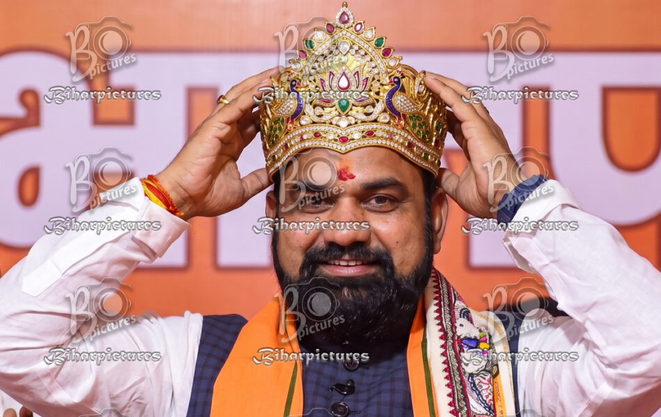 Smarat chaudhary the new”samrat “(KING) of Bihar(AI IMAGE)